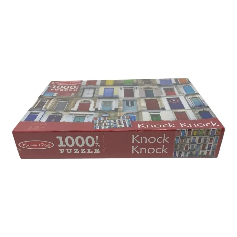 Puzzle Melissa & Doug Knock Knock 1000 Piece Jigsaw Colorful Doors Adult 12+